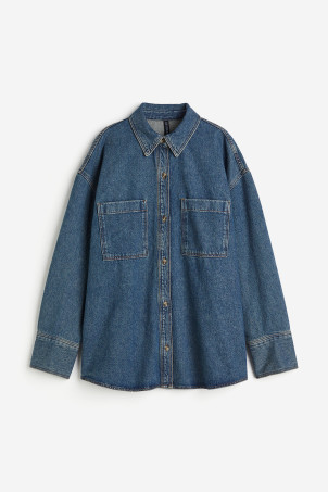 Oversized Denim Shirt | H&M (US + CA)