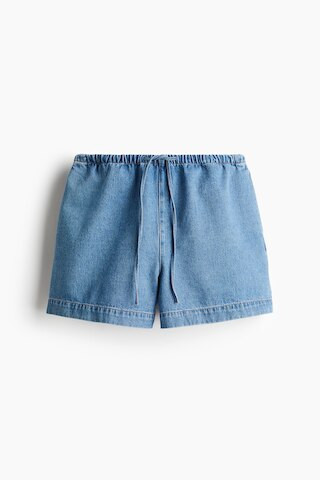 Denim drawstring shorts | H&M (UK, MY, IN, SG, PH, TW, HK)