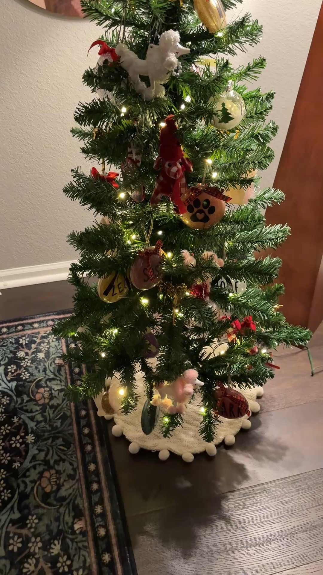 This s the perfect sized Christmas tree for your fur babies!  It would also be great for a kids room! 

You can use clear lights, multicolor lights, or a mixture of both 🎄

#LTKmomlife #LTKHoliday #LTKKids