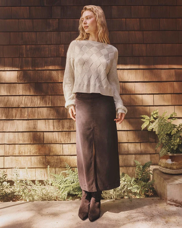 Ryder Suede Skirt | Splendid