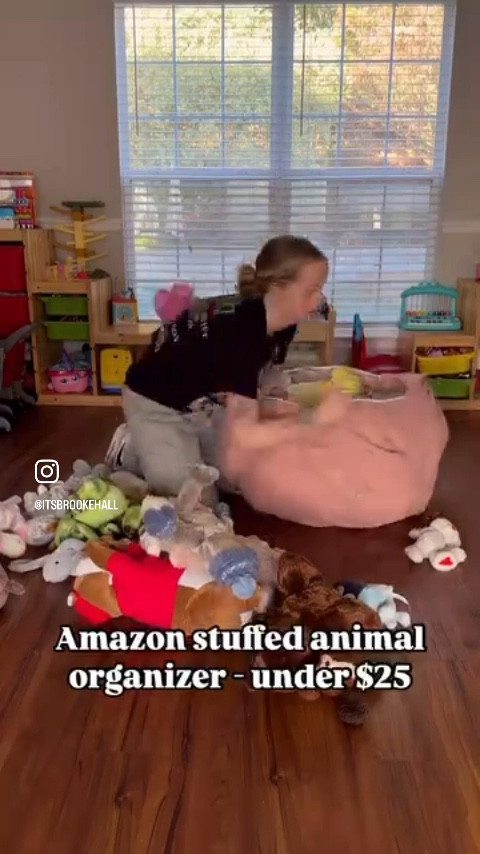 The best storage for stuffed animals, and on sale!!!! 

#LTKFamily #LTKSaleAlert #LTKKids