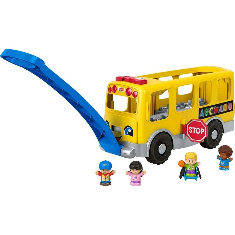 Fisher-Price Little People Big Yellow School Bus Musical Learning Toy for Toddlers & Kids 1-5 Yea... | Walmart (US)