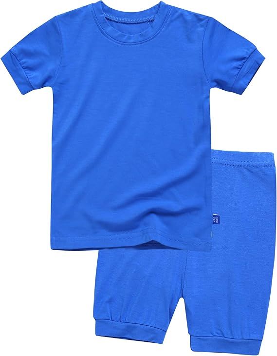 VAENAIT BABY BABY Toddler Kids Girls Boys Sleepwear Pajamas Short Soft Shirring Cool Summer Visco... | Amazon (US)