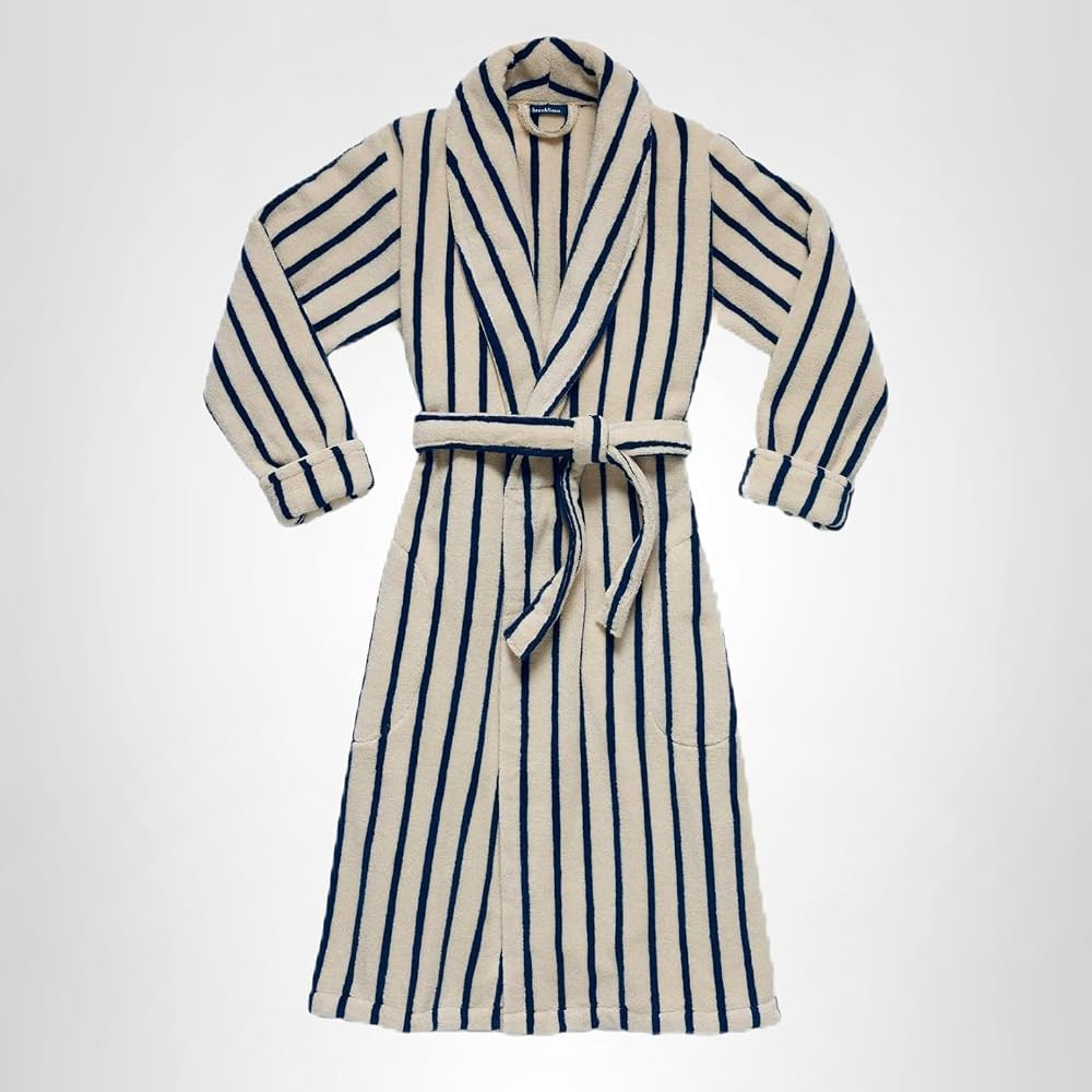 Brooklinen Luxury Cotton Bath Robe, OEKO-TEX Certified, Plush & Machine Washable \u2013 Premium T... | Amazon (US)