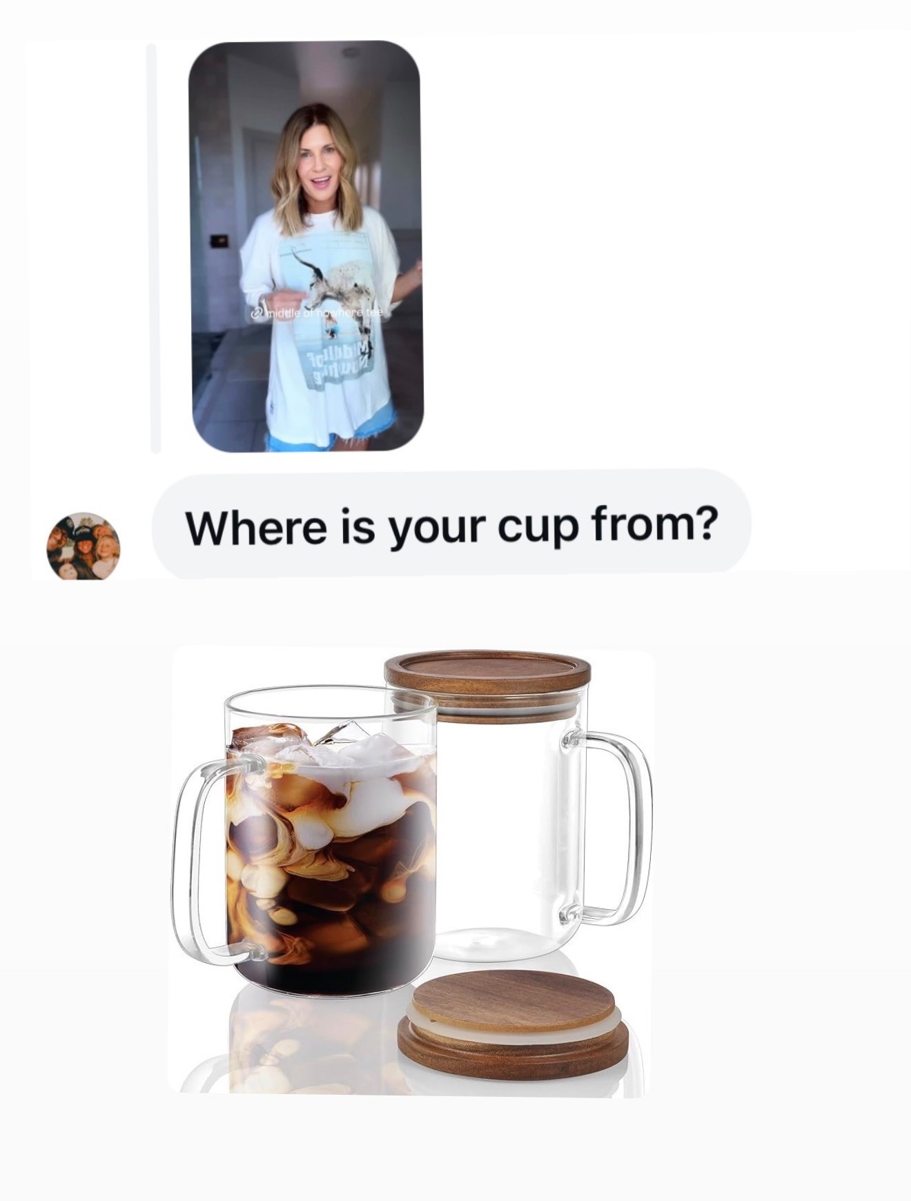 Coffee mug with lid