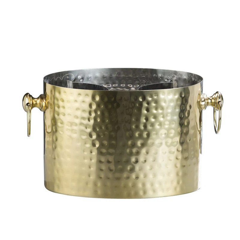 Deux Stainless Two Bottle Artisan Handcrafted Wine Chiller | Wayfair North America