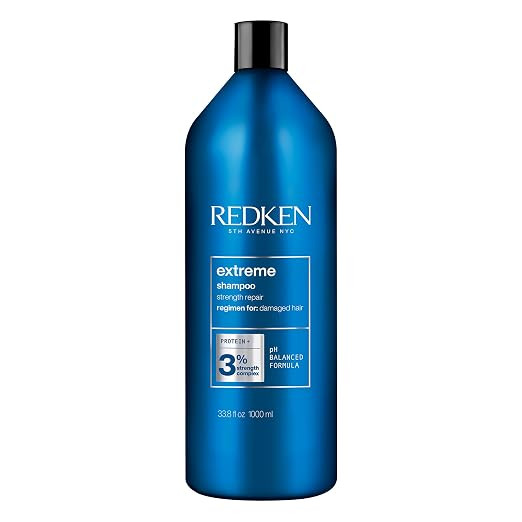 Redken Extreme Shampoo - Strengthen & Repair Damaged Hair, For Damaged Hair, Infused With Protein... | Amazon (US)