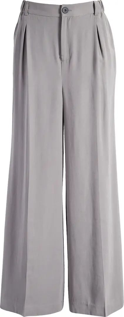 Twill Wide Leg Trousers | Nordstrom
