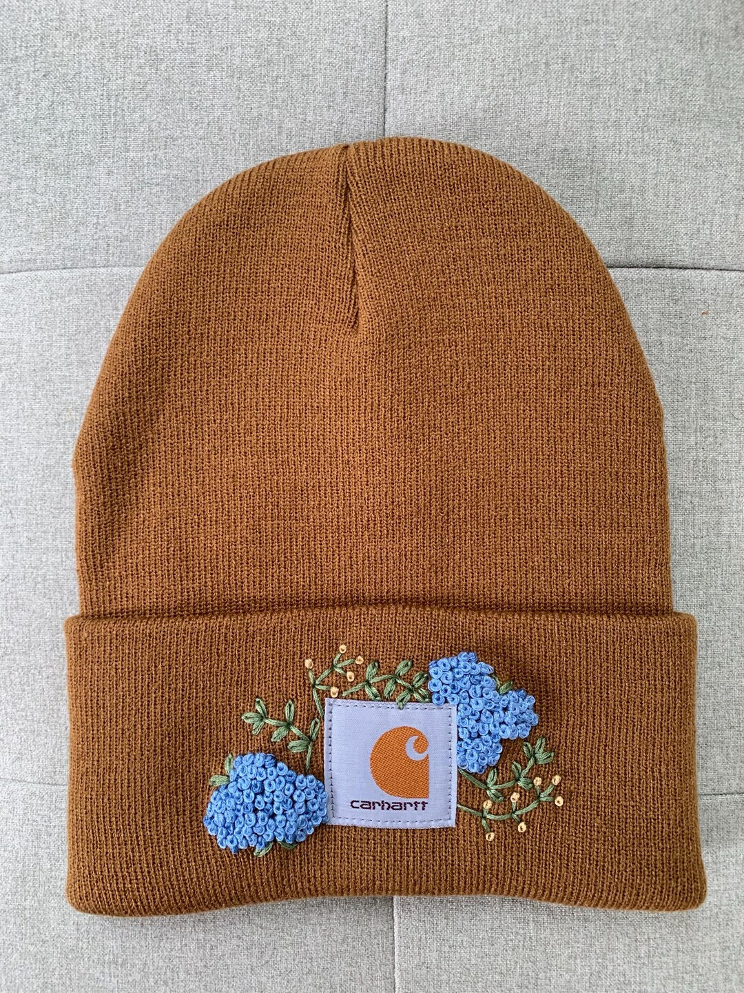 Hand Embroidered Carhartt Beanies | Etsy (US)