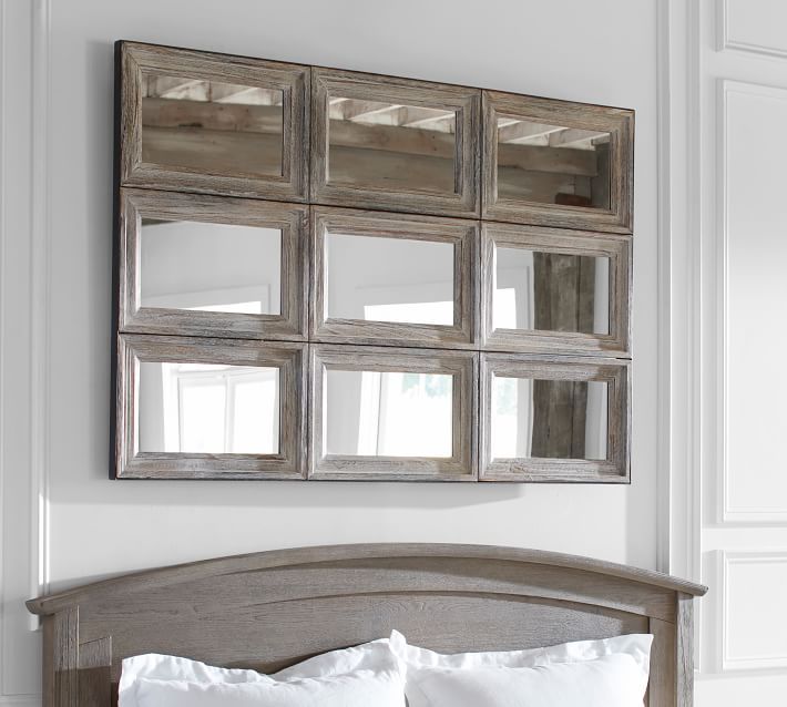 Aiden Extra Large Paneled Wall Mirror | Pottery Barn (US)
