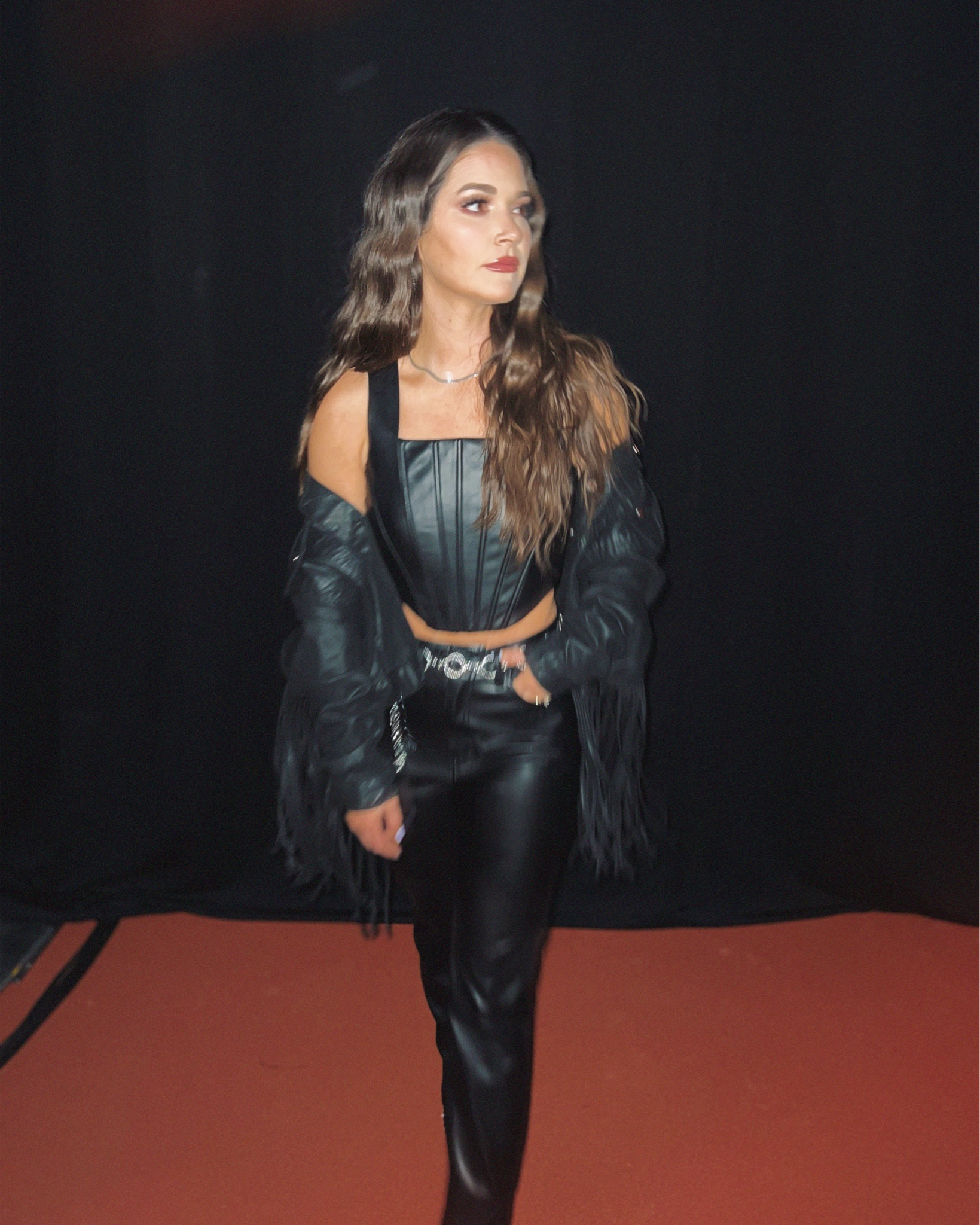 All black everything #leather #fringe 

#LTKparties #LTKstyletip