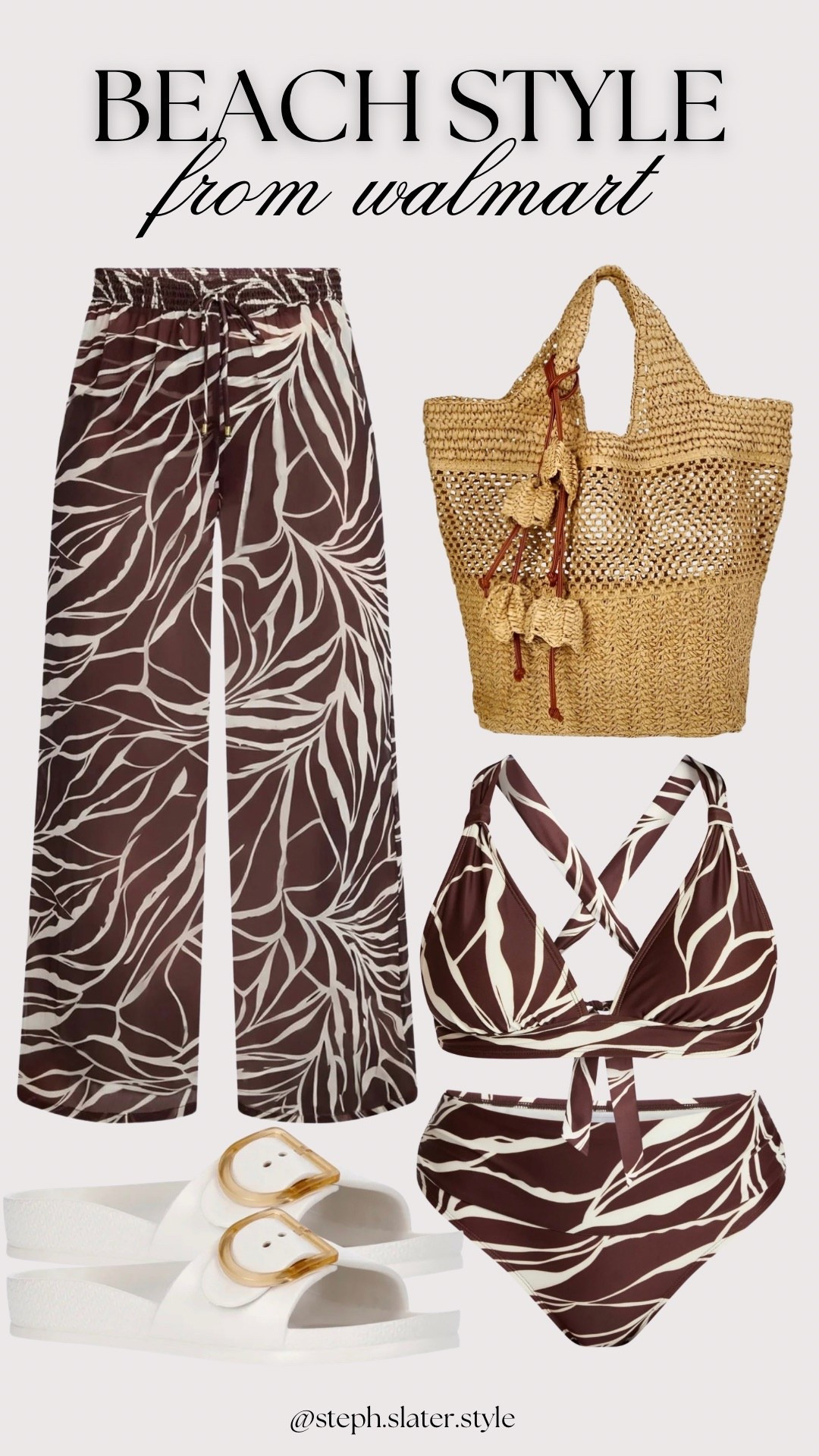 Affordable beach fit from Walmart 

#LTKSwim #LTKootd #LTKSeasonal