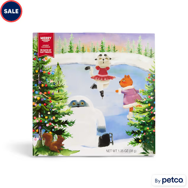 Merry Makings 25 Days of Cat Treats Cat Advent Calendar, 1.3 oz. | Petco