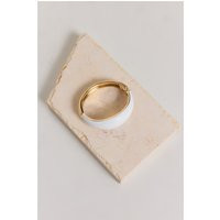 Playful Bangle Gold White | Hello Molly (US)