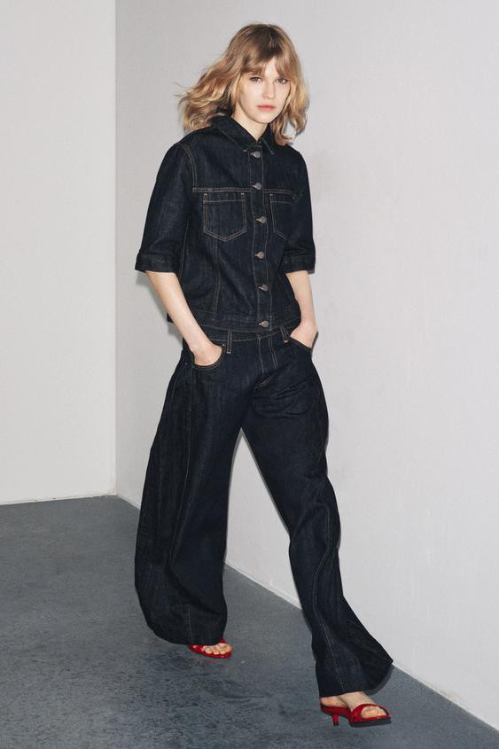 ZW COLLECTION BALLOON PLEATED PANTS | Zara US