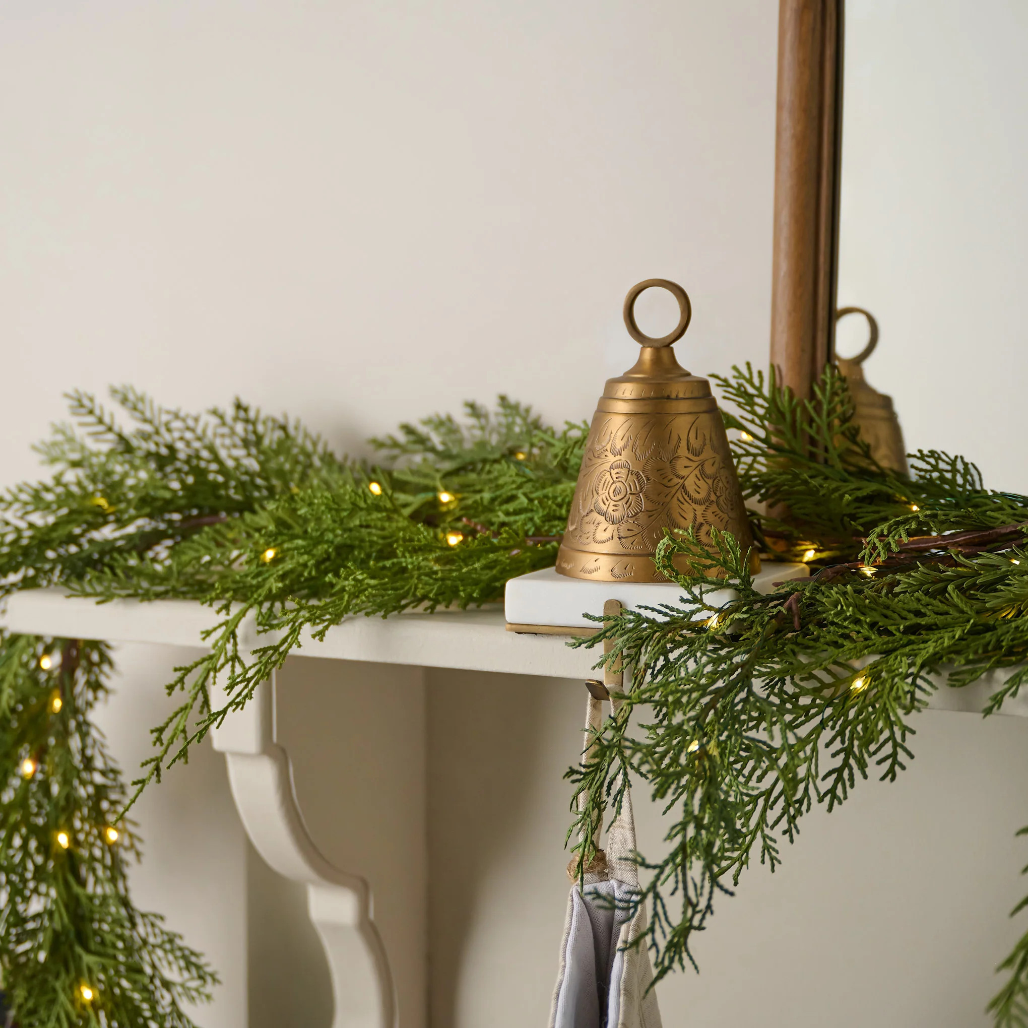 Real Touch Cedar Mix Pre-Lit Garland - 72 | Magnolia