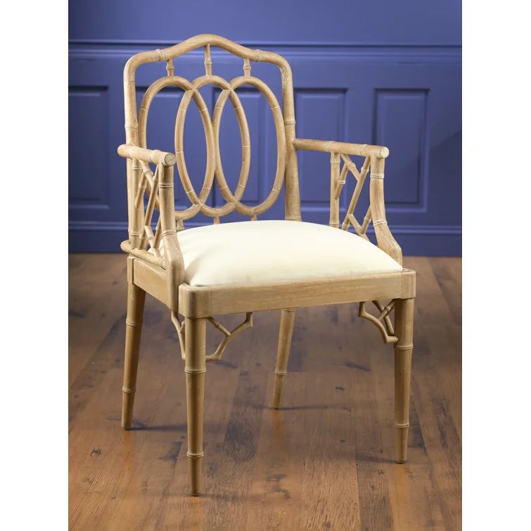 Malgorzata Linen Circle Back Arm Chair | Wayfair North America