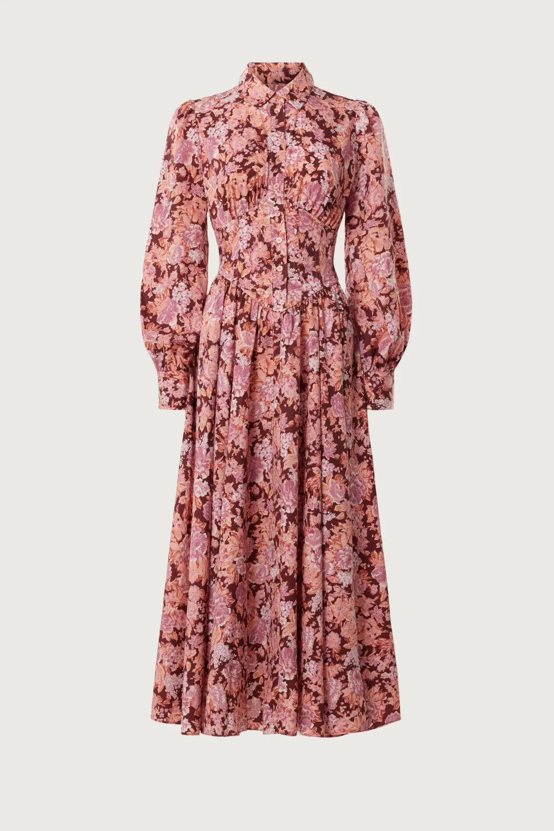 Floral Midi Shirt Dress | Rent the Runway