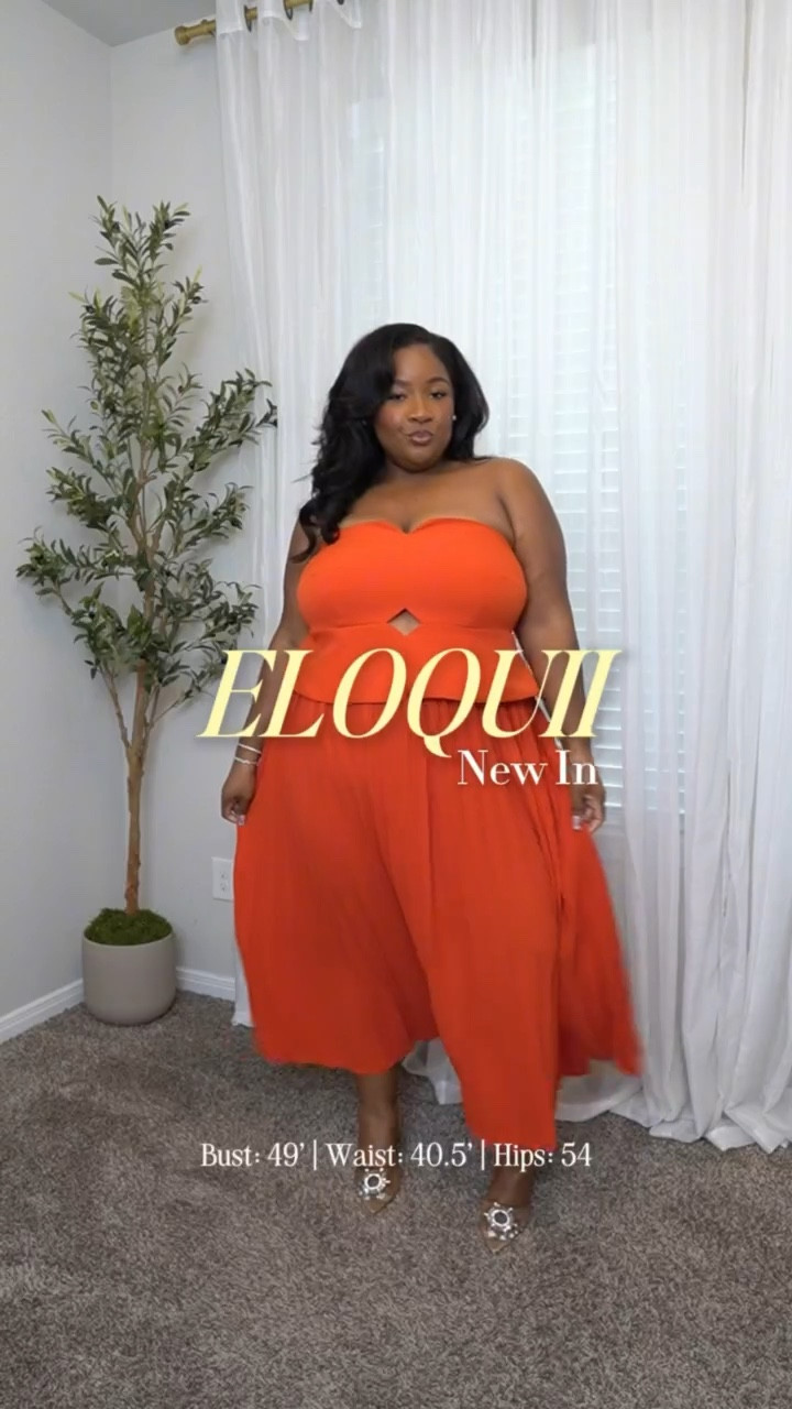 These plus size outfits from @Eloquii are too cute! Honestly, @Eloquii makes up over 40% of my wardrobe, so anytime I want to step out looking like the fly, grown woman that I am… they’re getting my coin every time.