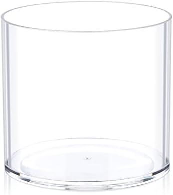 Glasseam Cylinder Vases for Centerpieces, Set of 6 Clear Glass Vases for Flowers, Modern Small Fl... | Amazon (US)