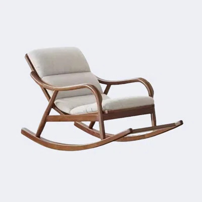 Nordic Solid Wood Rocking Chair Leisure Home Solid Wood Rocking Chair | Wayfair North America