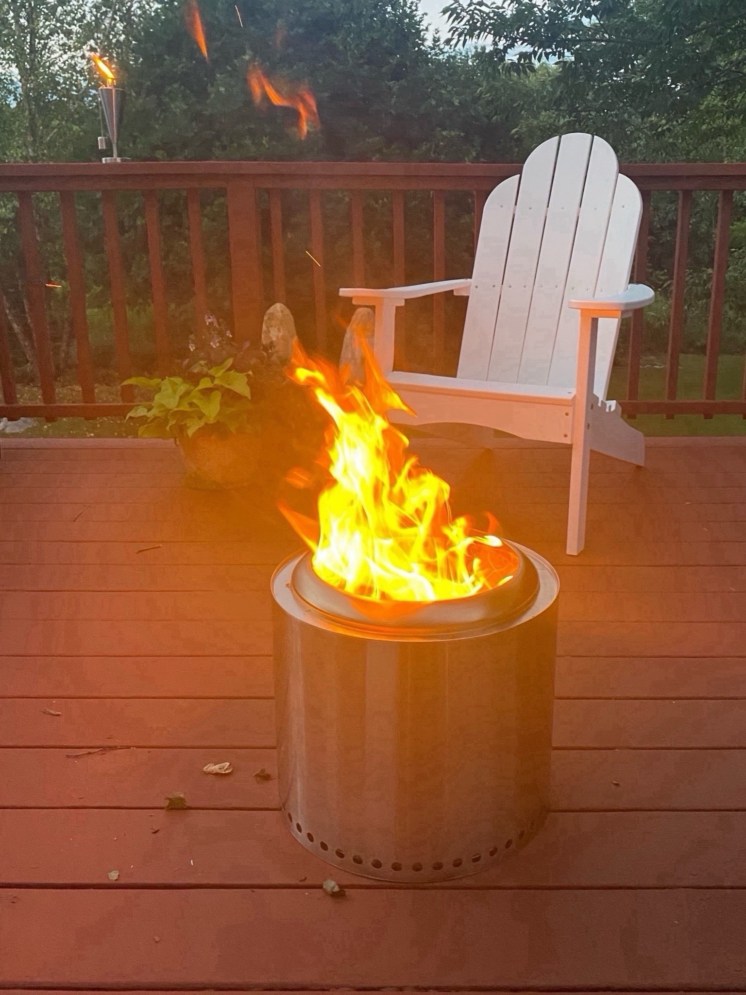 Nights on the deck with the portable firepit.

#LTKSeasonal #LTKHome #LTKPetite