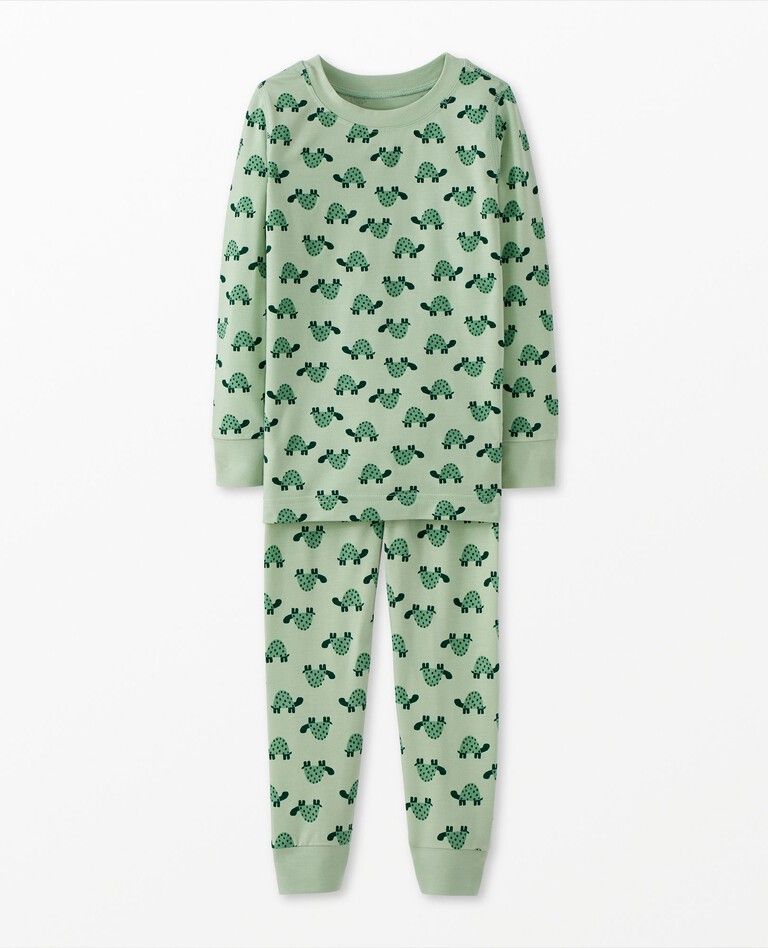 Kids Print Long John Pajama Set in HannaSoft™ | Hanna Andersson