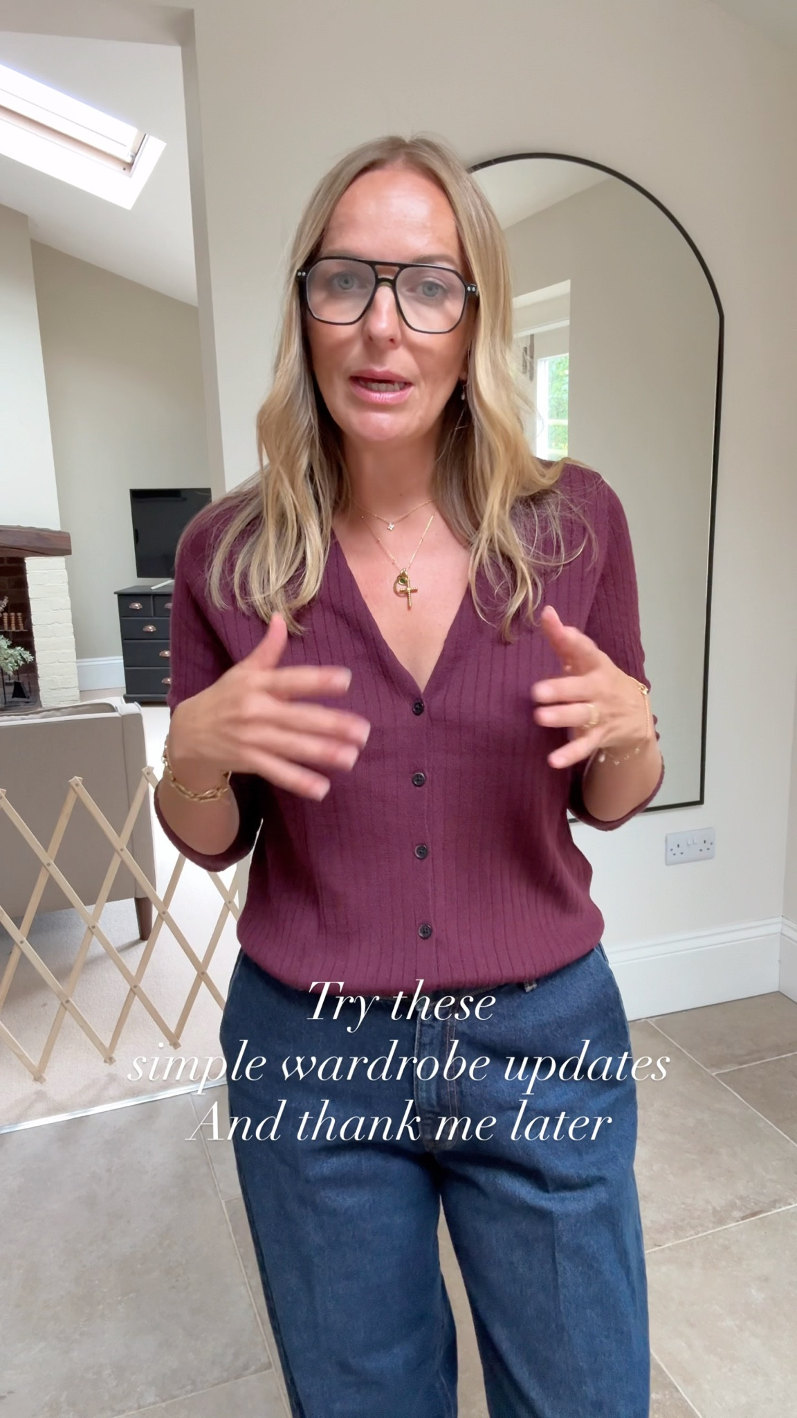 Great barrel jeans 
Fit like a tapered leg denim trouser 
Well made and good quality indigo denim. 
I’m wearing a U.K. 14 - I’d say they fit true to size - mid to high rise. 
Waist measures 34 inches on the pair I have. 
Cardigan is such an easy layer for A/w and will style well with jeans , tailored trousers , skirts etc 
100% extra fine merino wool 
I’m wearing a large - fits 12/14 
Size up if between sizes. 

H&M 
Uniqlo 


#LTKuk #LTKautumn #LTKjeans