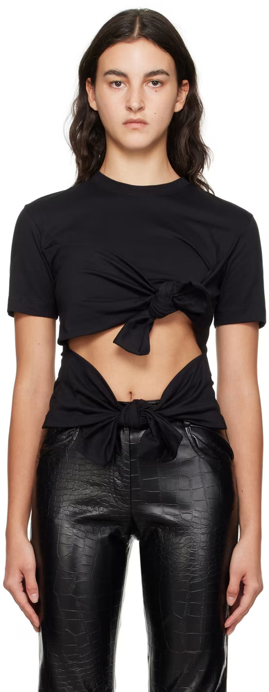 Black Bow T-Shirt | SSENSE