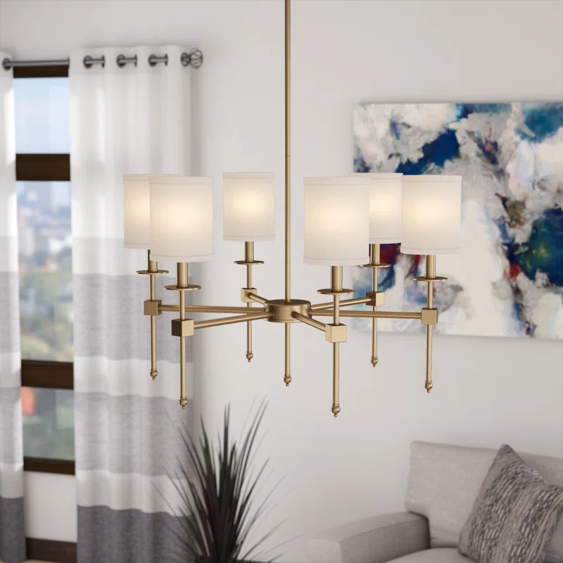 Neville 6-Light Shaded Chandelier | Wayfair North America