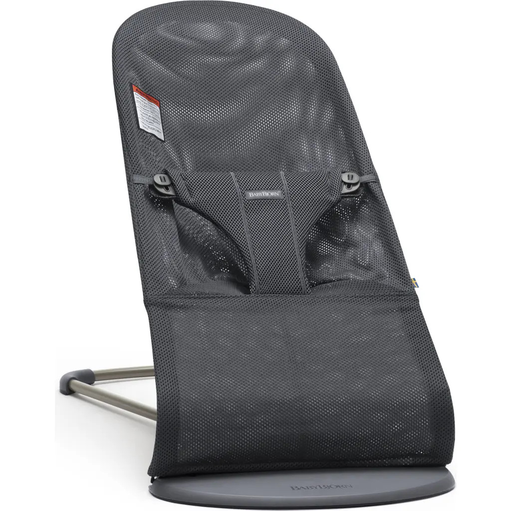 BabyBjörn Bouncer Bliss Convertible Quilted Baby Bouncer in Anthracite at Nordstrom | Nordstrom