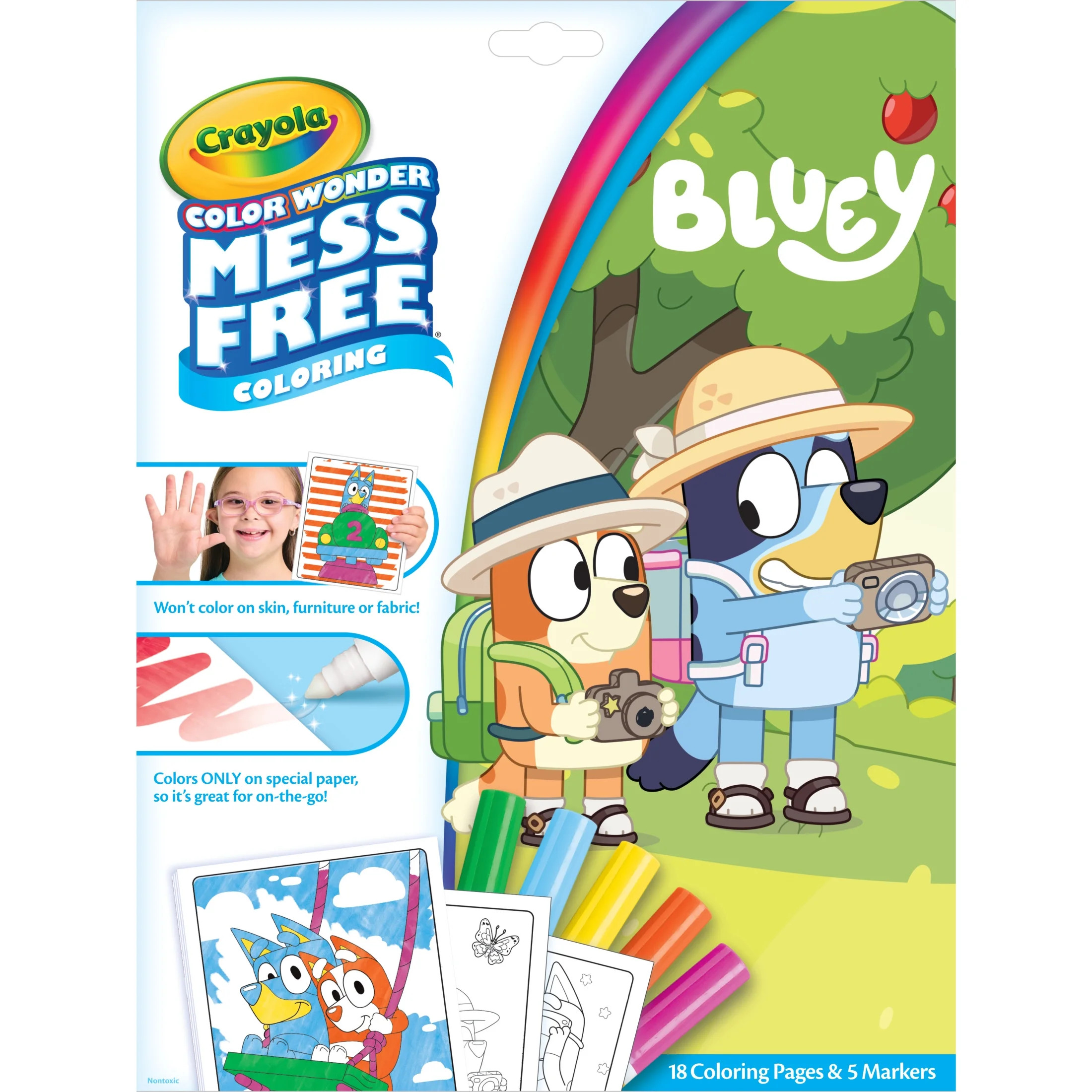 Crayola Bluey Color Wonder Set (18pgs), Mess Free Coloring, Stocking Stuffers, Arts and Crafts, T... | Walmart (US)