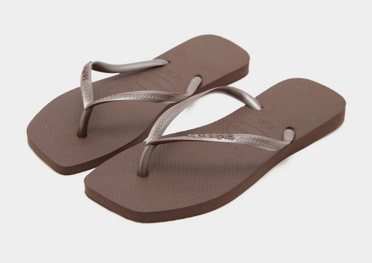 Havaianas Chanclas Slim Square para mujer en Marr\u00f3n - JD Sports Espa\u00f1a | JD Sports (ES)