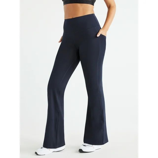 Love & Sports Women's Active Flare Pants, 30” Inseam, Sizes XS-XXXL - Walmart.com | Walmart (US)