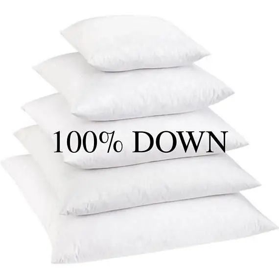 100% Down Pillow Inserts, Down Pillows, Down Pillow Inserts, Plump Full- Extra Plump | Etsy (US)