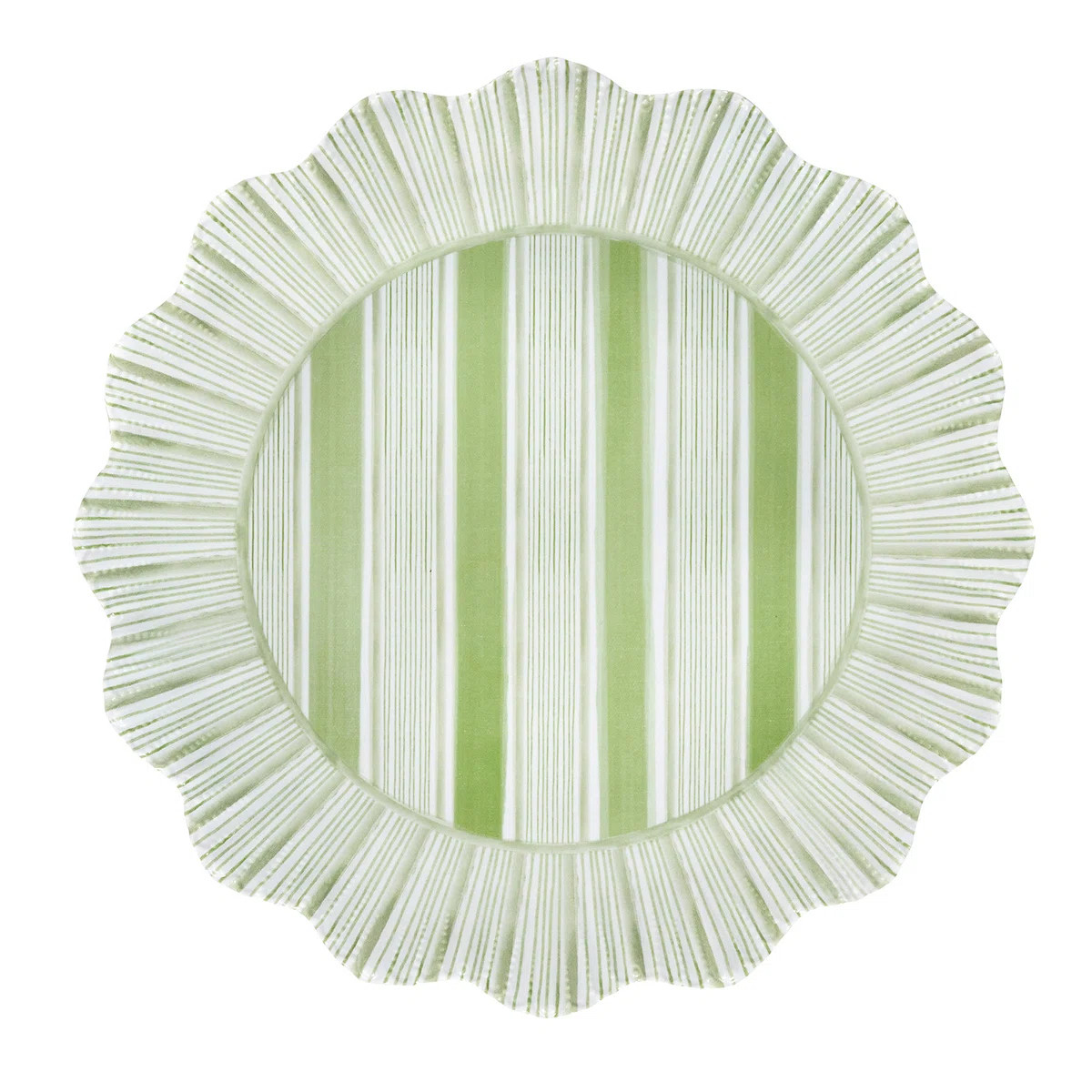 Cabana Stripe Melamine Dinner Plates (Set of 4) | Wayfair North America