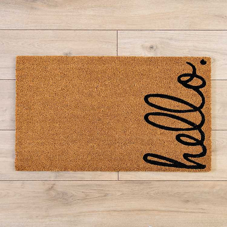 Hello Side Coir Doormat | Kirkland's Home