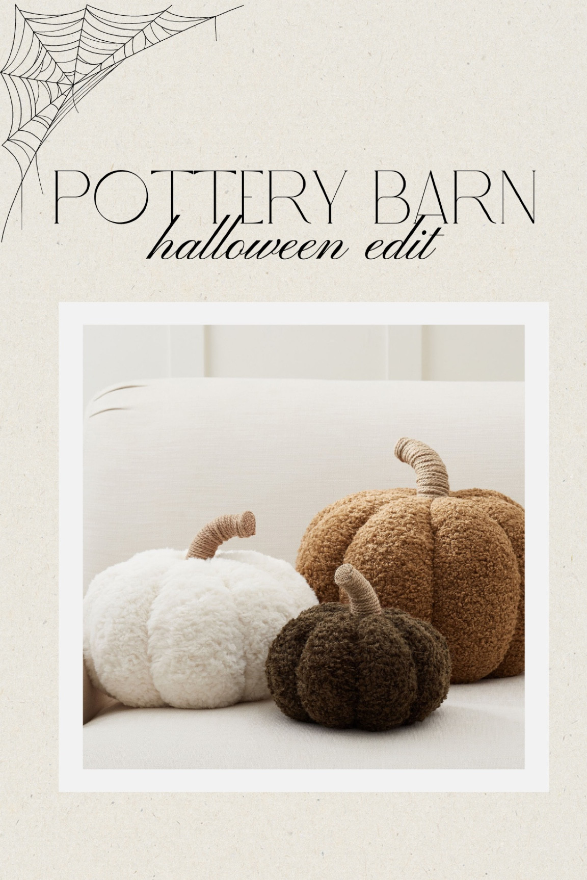 Pumpkin pillows • Pottery Barn • Home decor • Halloween Decor • 

#LTKSeasonal #LTKHome