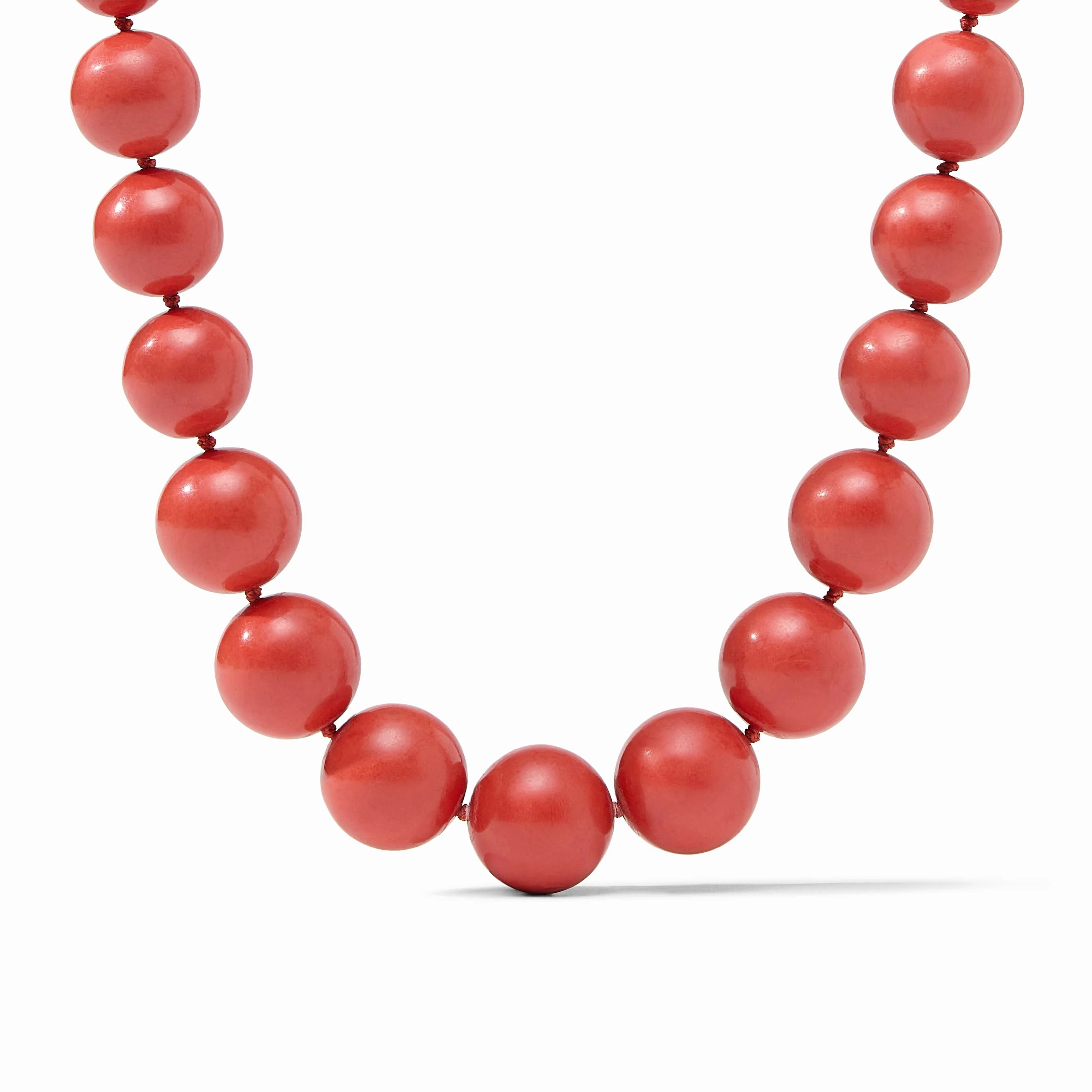 Bonbon Statement Necklace - Coral Red | Julie Vos