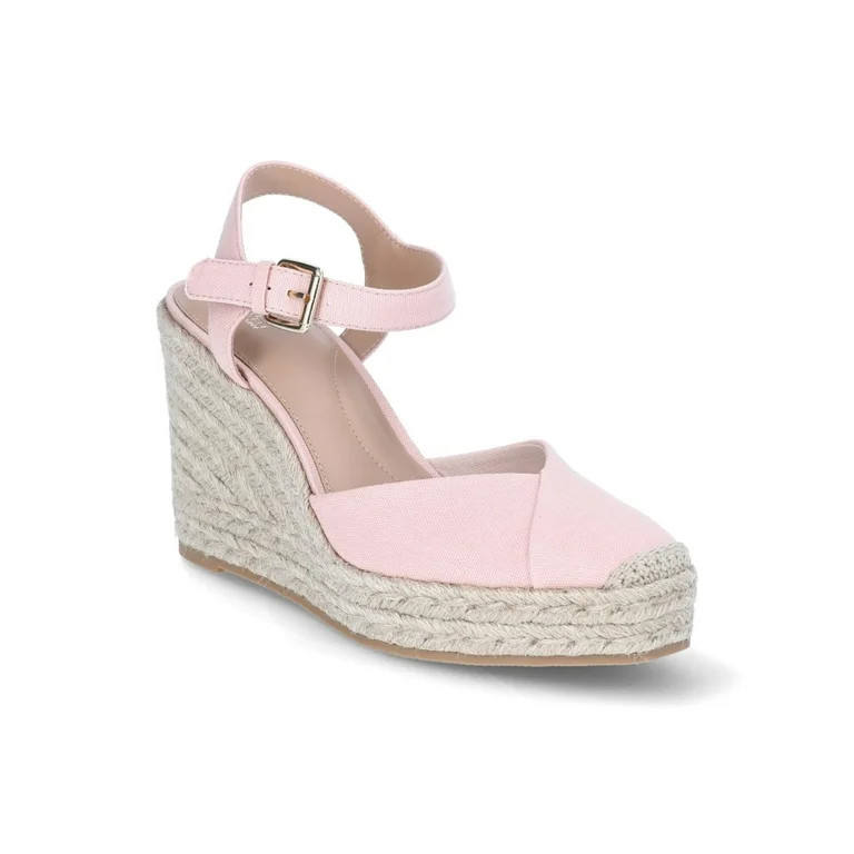 Time and Tru Women's Espadrille Wedge Sandals, Sizes 6-11 | Walmart (US)