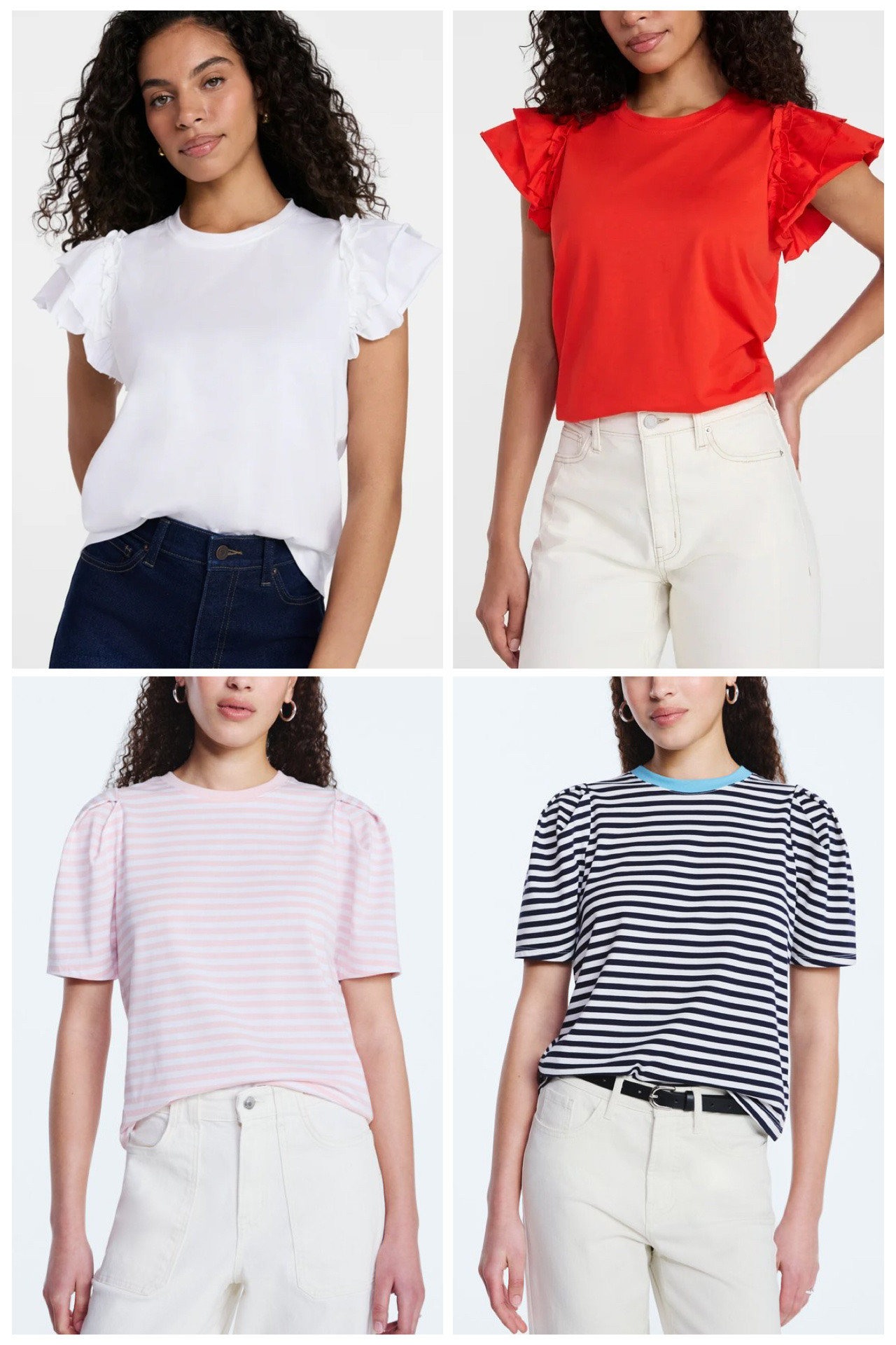 Walmart new arrival short sleeve tops 

#LTKootd