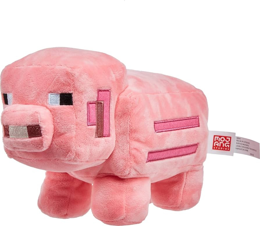 Mattel Minecraft Basic Plush Video Game Character Soft Dolls | Amazon (US)