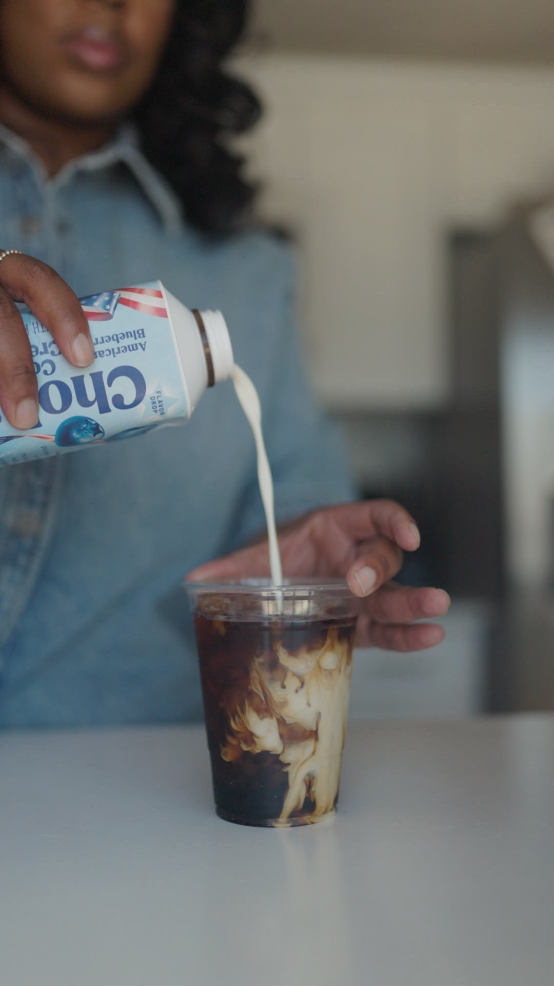 #ad As much as I love slow coffee routines & playing barista, most mornings don’t call for that. But I’ve been using @chobani American Blueberry creamer for quick iced coffees because coffee still deserves to be fun. 

Available for a limited time at @target starting 6/14.  #TargetPartner #coffetok #coffeereview #chobanicreamer @shop.ltk #liketkit
