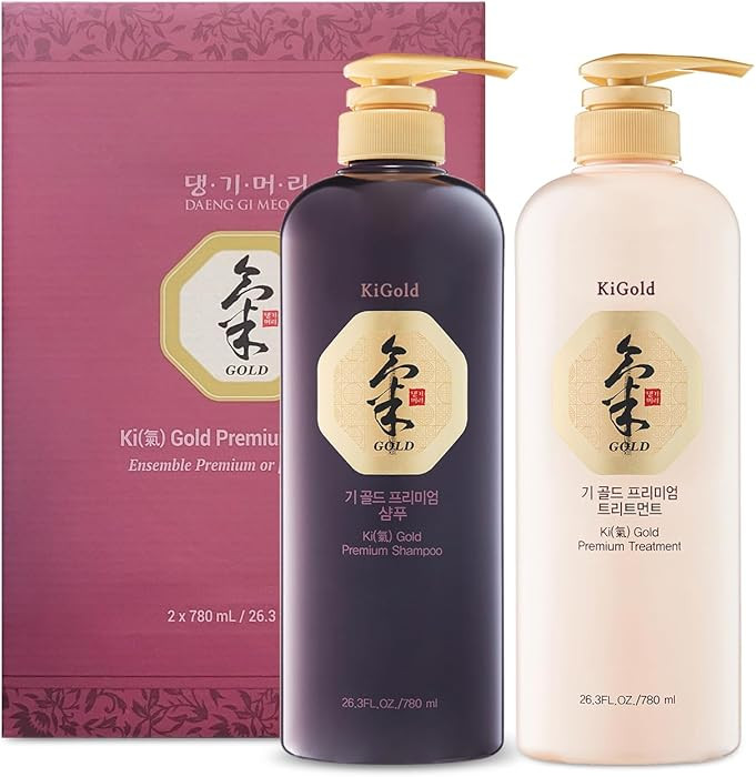 Daeng Gi Meo Ri - Ki Gold Premium Shampoo and Treatment Set, Promotes Healthy Hair Growth, Scalp ... | Amazon (US)