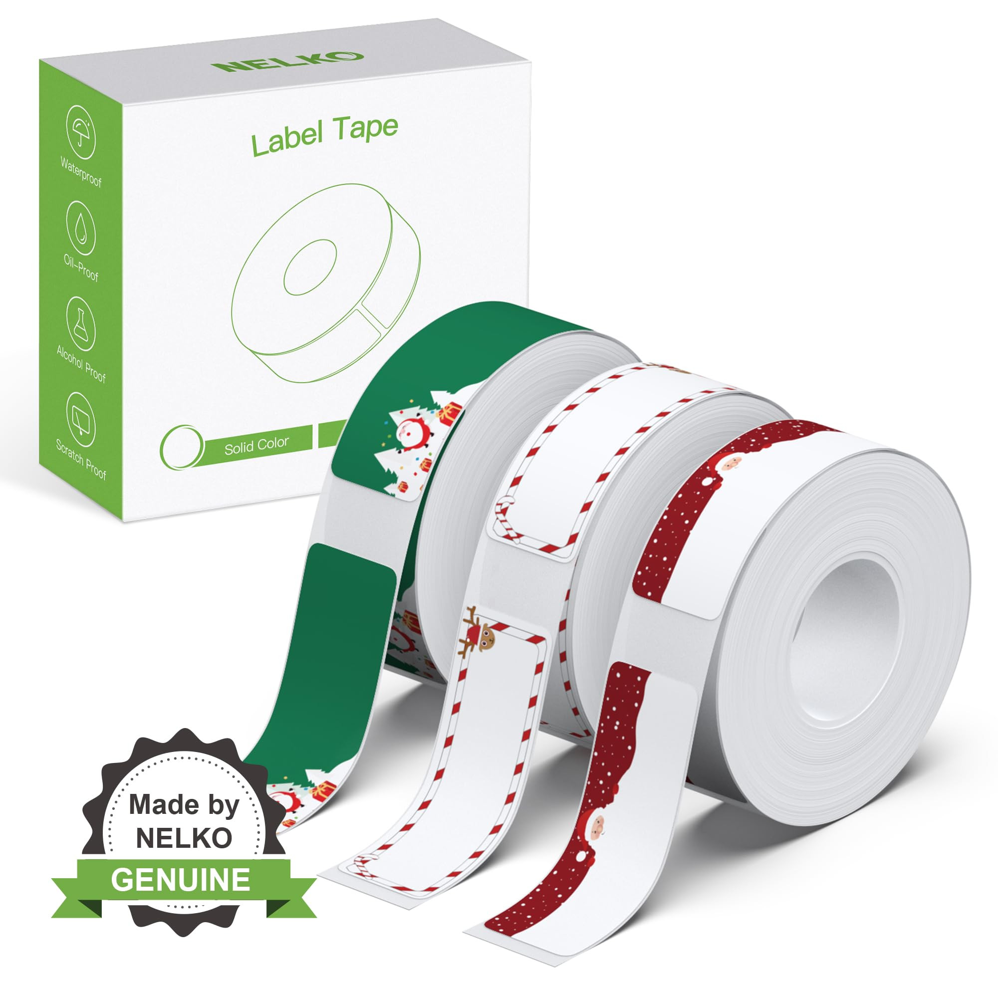 NELKO Genuine P21 Label Maker Tape, Adapted Label Print Paper, 14x40mm (0.55inx1.57in), Standard ... | Amazon (US)