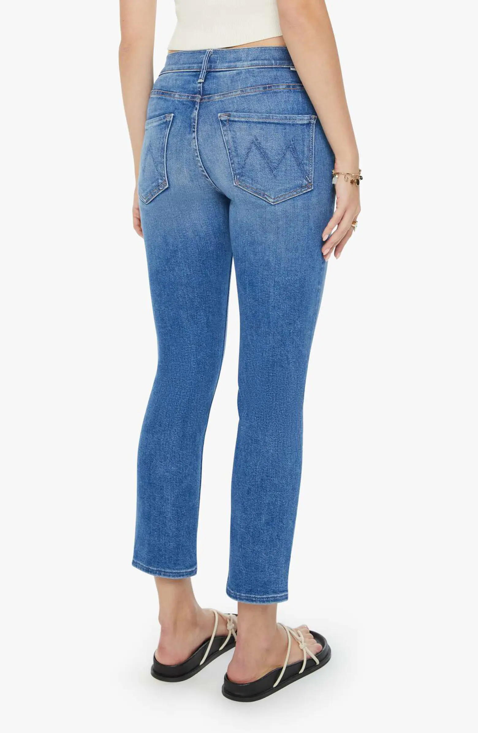 The Dazzler Mid Rise Ankle Straight Leg Jeans | Nordstrom