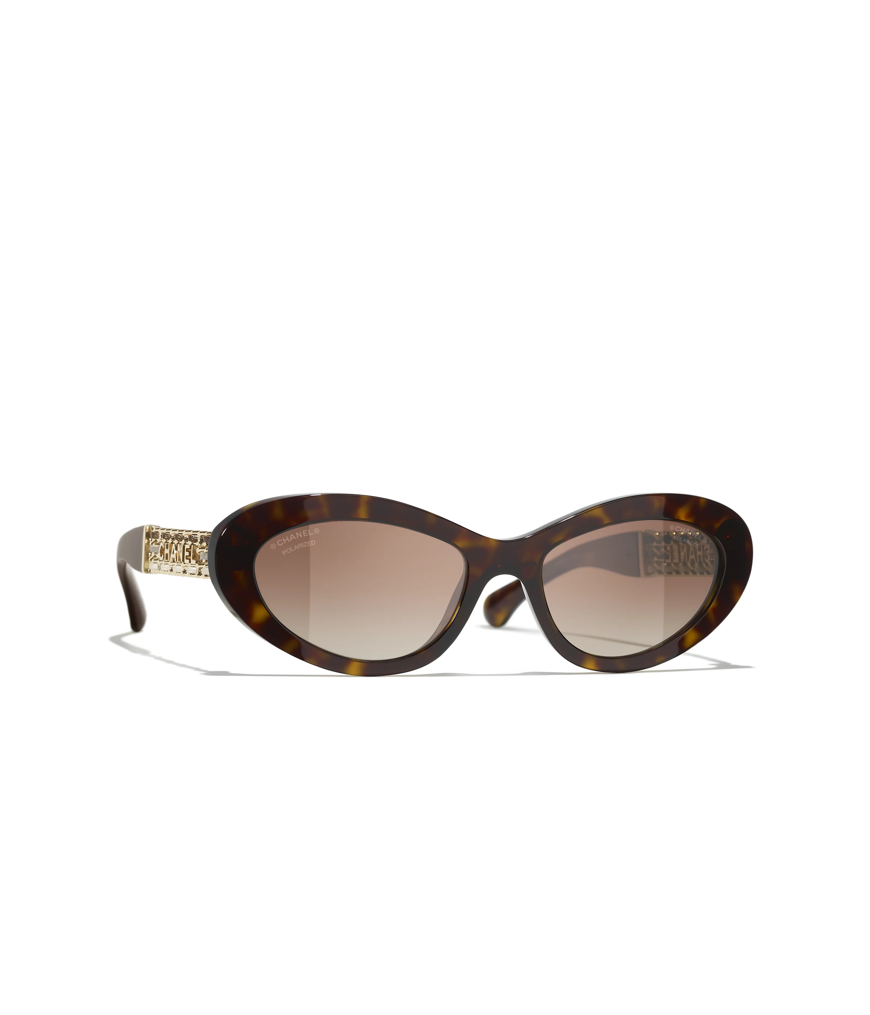 CHANEL Sunglasses: Cat Eye Sunglasses, acetate &amp; chain &mdash; Fashion | CHANEL | CHANEL | Chanel, Inc. (US)