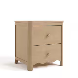 Casablanca Driftwood 2 Drawer Nightstand | The Home Depot