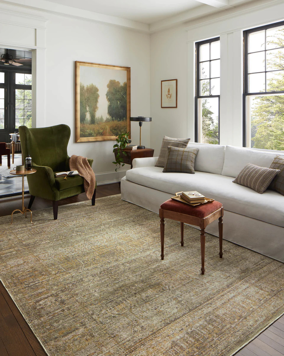 Jean Stoffer X Loloi Bradbury Dove / Gold BRU-02 | Stoffer Home