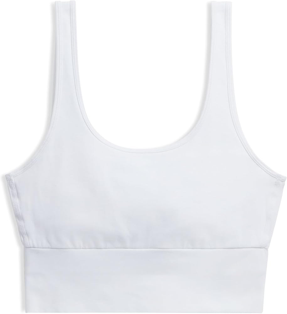 TomboyX Longline Scoop-Neck Bra, Cotton Bralette for Women, Wireless No-Padding Low Impact Light Support, Sleep Bra, (XS-4X) | Amazon (US)